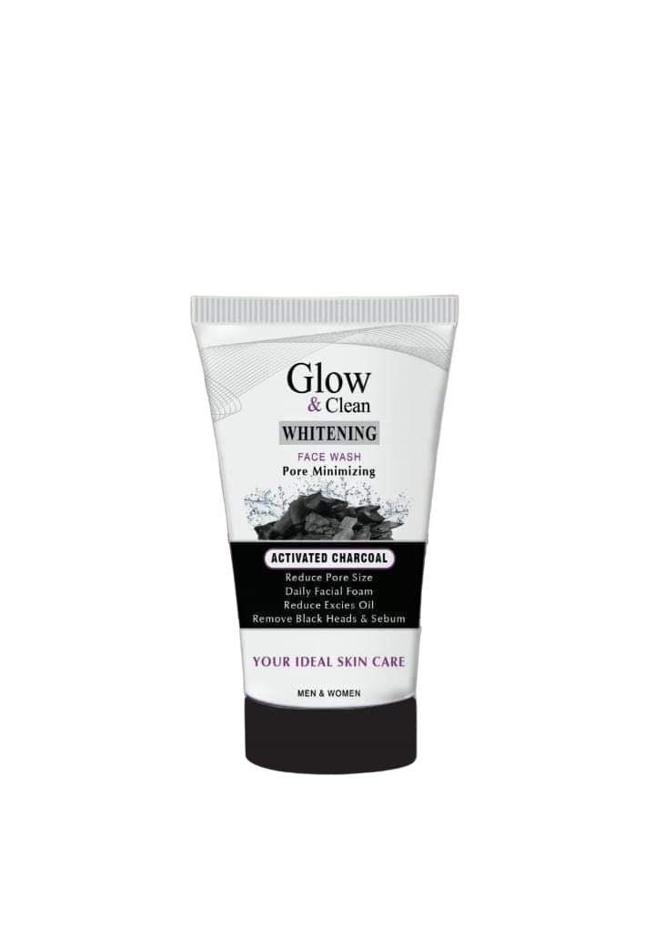 Glow and Clean Whitening Activated Charcoal Face Wash