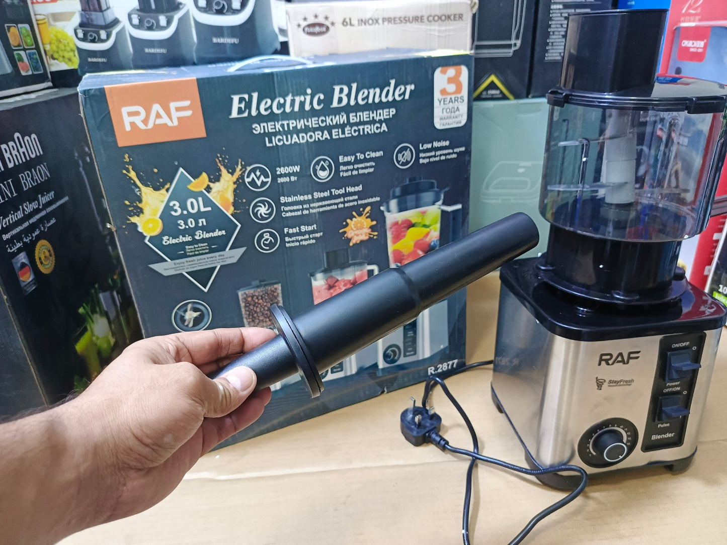 3 in 1 Raf Electric Blender Juicer