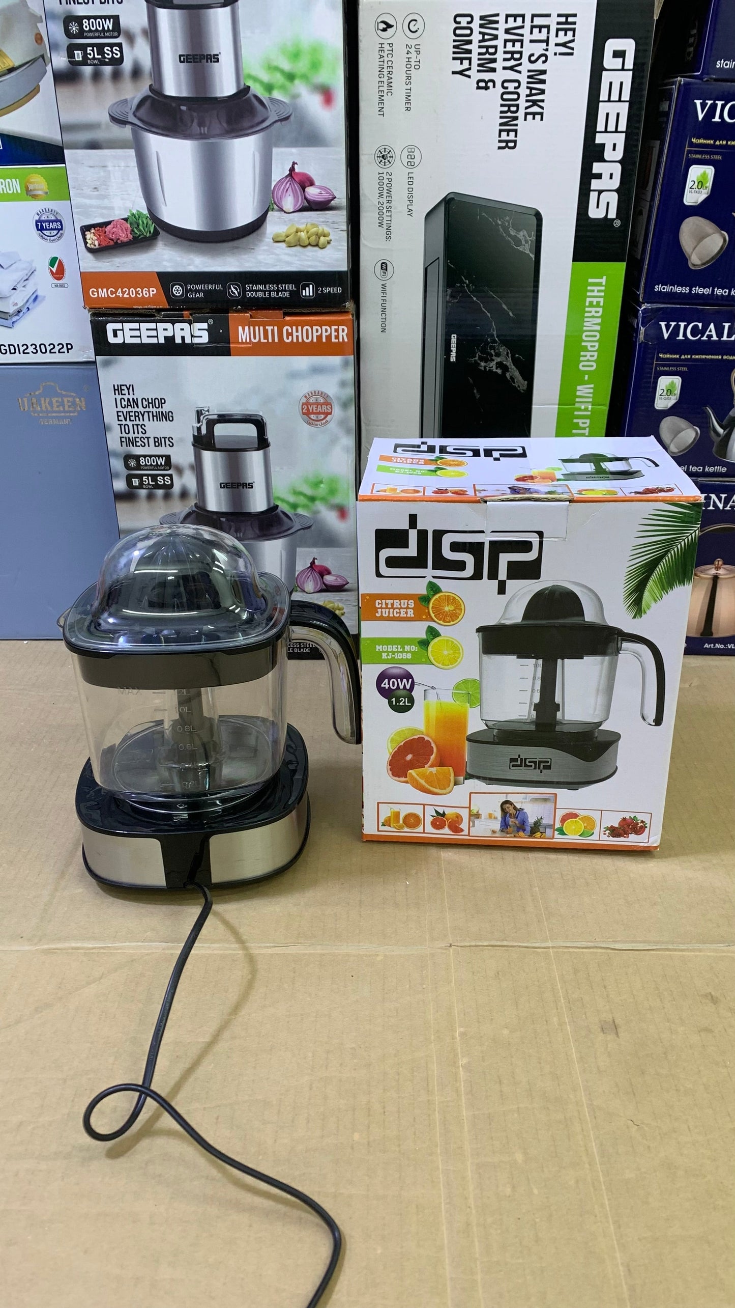 DSP brand Citrus Juicer 1.2L 40L