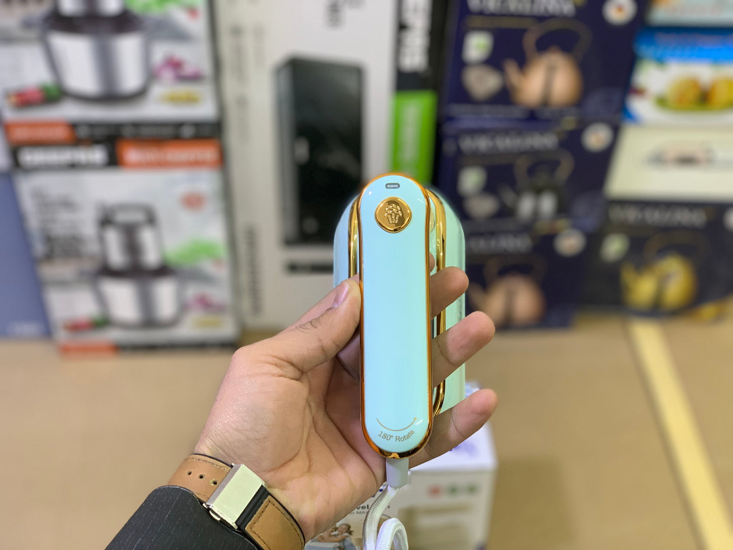 Sonifer brand portable Travel Iron 1300 watt and nonstick plate