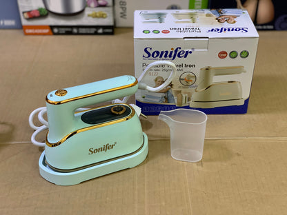 Sonifer brand portable Travel Iron 1300 watt and nonstick plate
