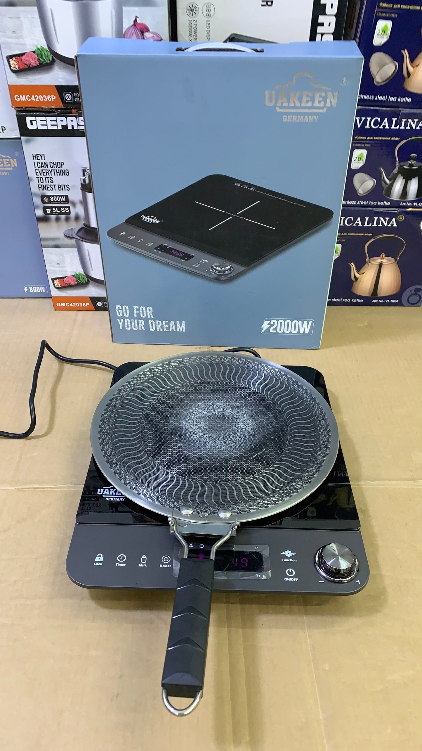 Uakeen Germany Brand Induction Stove 2000 watt | Model 2602