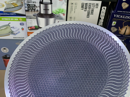 Laser coating Portable Plastic Handle tawa