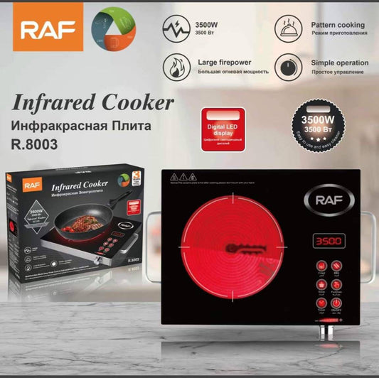 Infrared Cooker & Hot Plate R.8019 – Multifunction & Digital Display – 3500W
