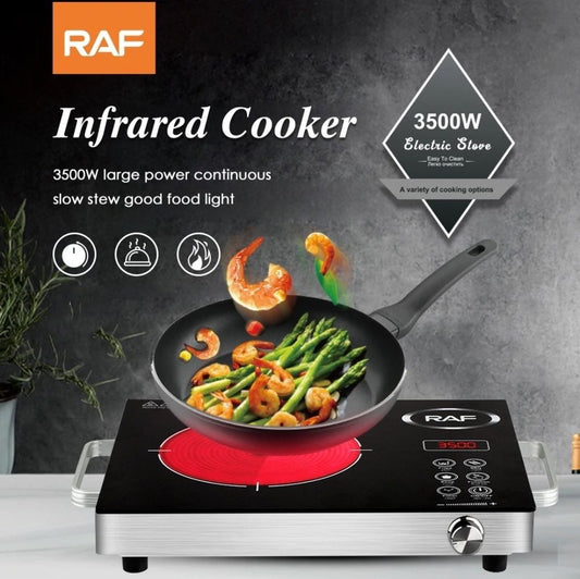 Infrared Cooker & Hot Plate R.8019 – Multifunction & Digital Display – 3500W