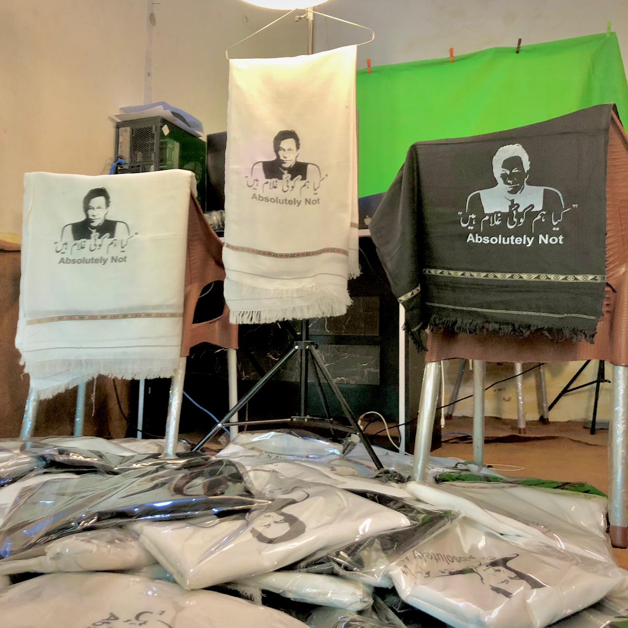 Luxuey Pashtun Khan Shawal-Pure Wool With Imran Khan Print