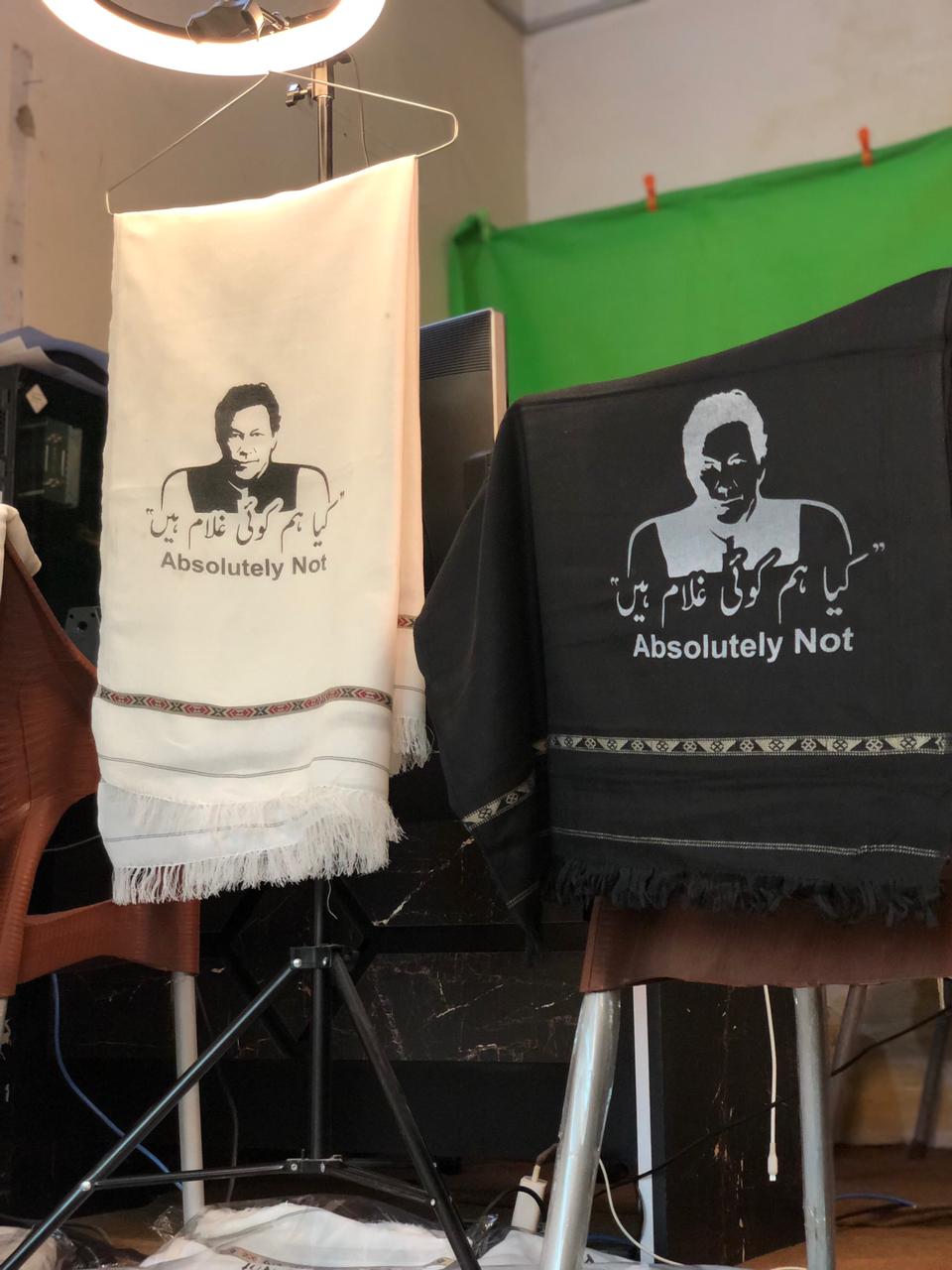 Luxuey Pashtun Khan Shawal-Pure Wool With Imran Khan Print