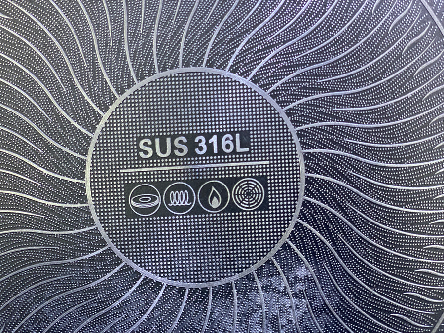 Laser Coating Shallow Type Handi Set Sus 316