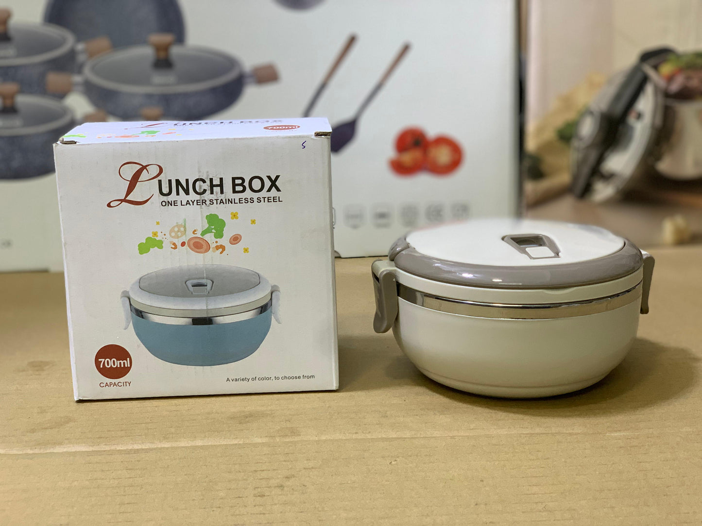 Lunch Box One Layer Stainless steel