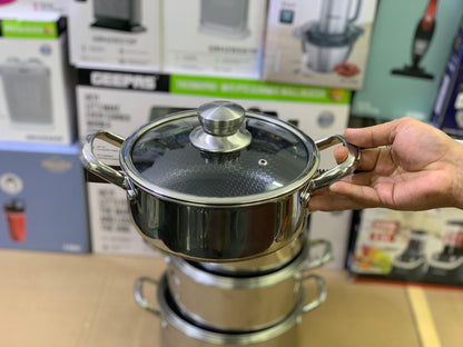 Laser Coating Deep Casserole Set Non Stick Complete set