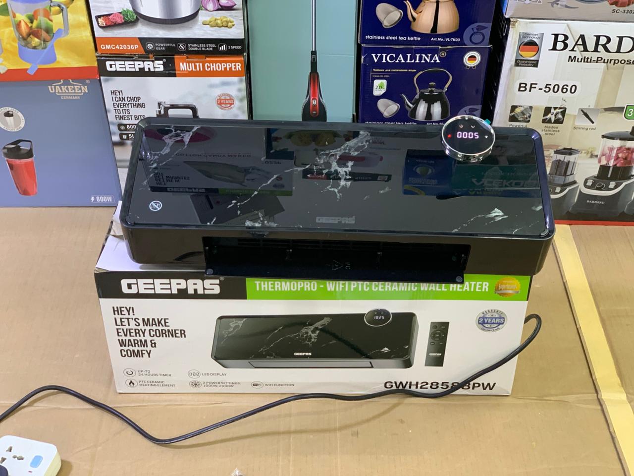 Geepas Wifi Ptc Ceramic Wall heater |GWH28588W