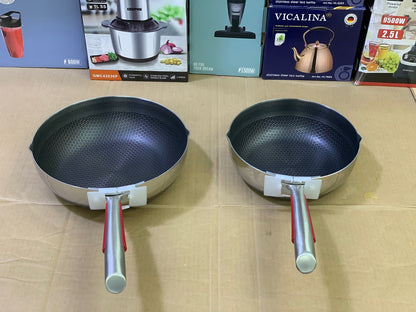 Laser Coating double side pouring Sauce pan