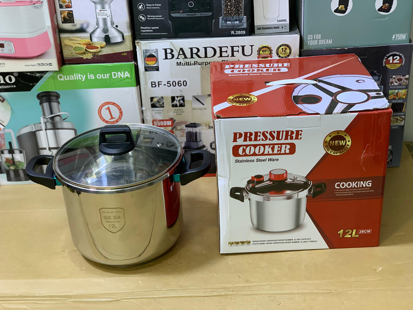 2 in 1 Pressure Cooker 12L