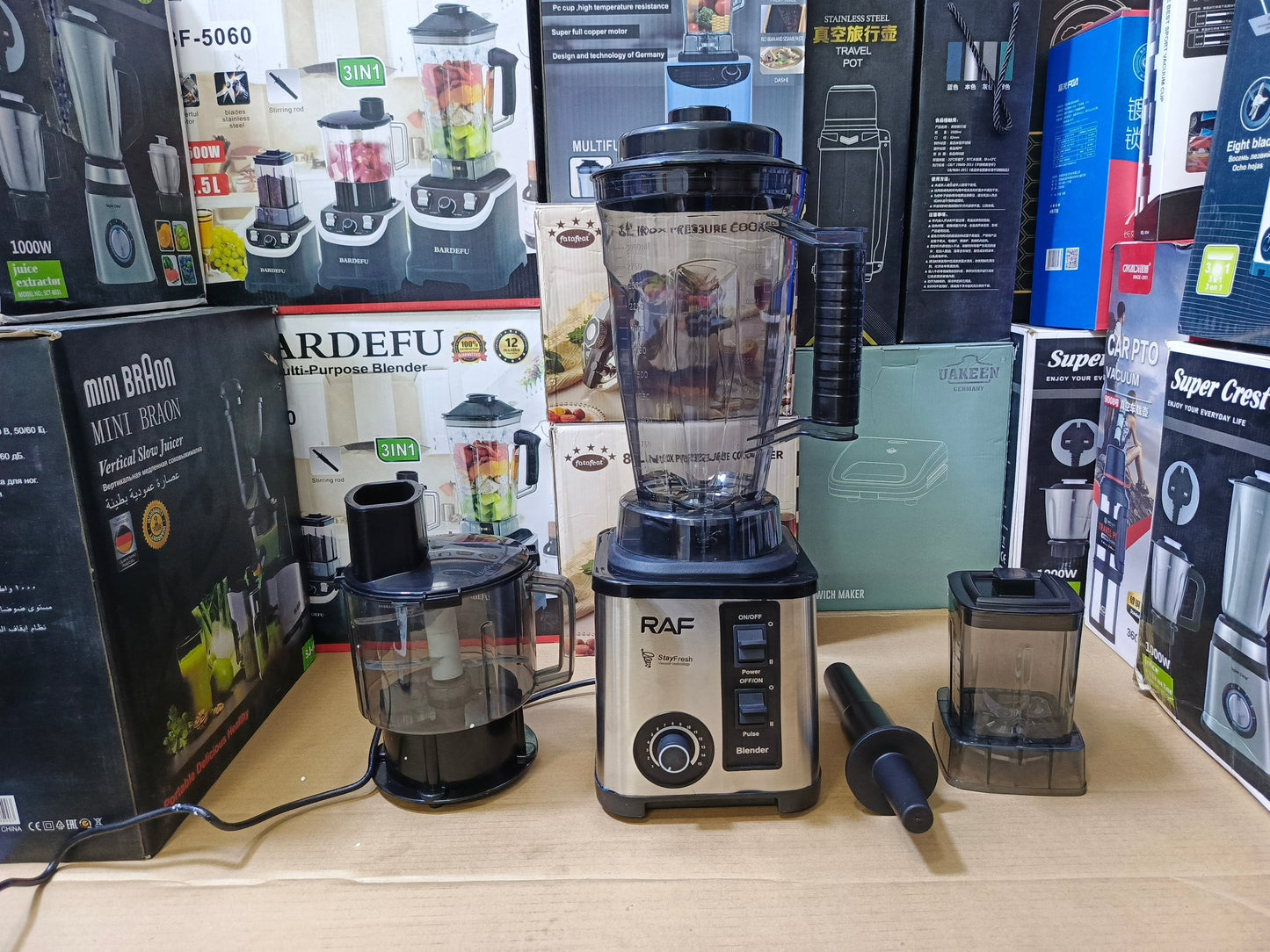 3 in 1 Raf Electric Blender Juicer