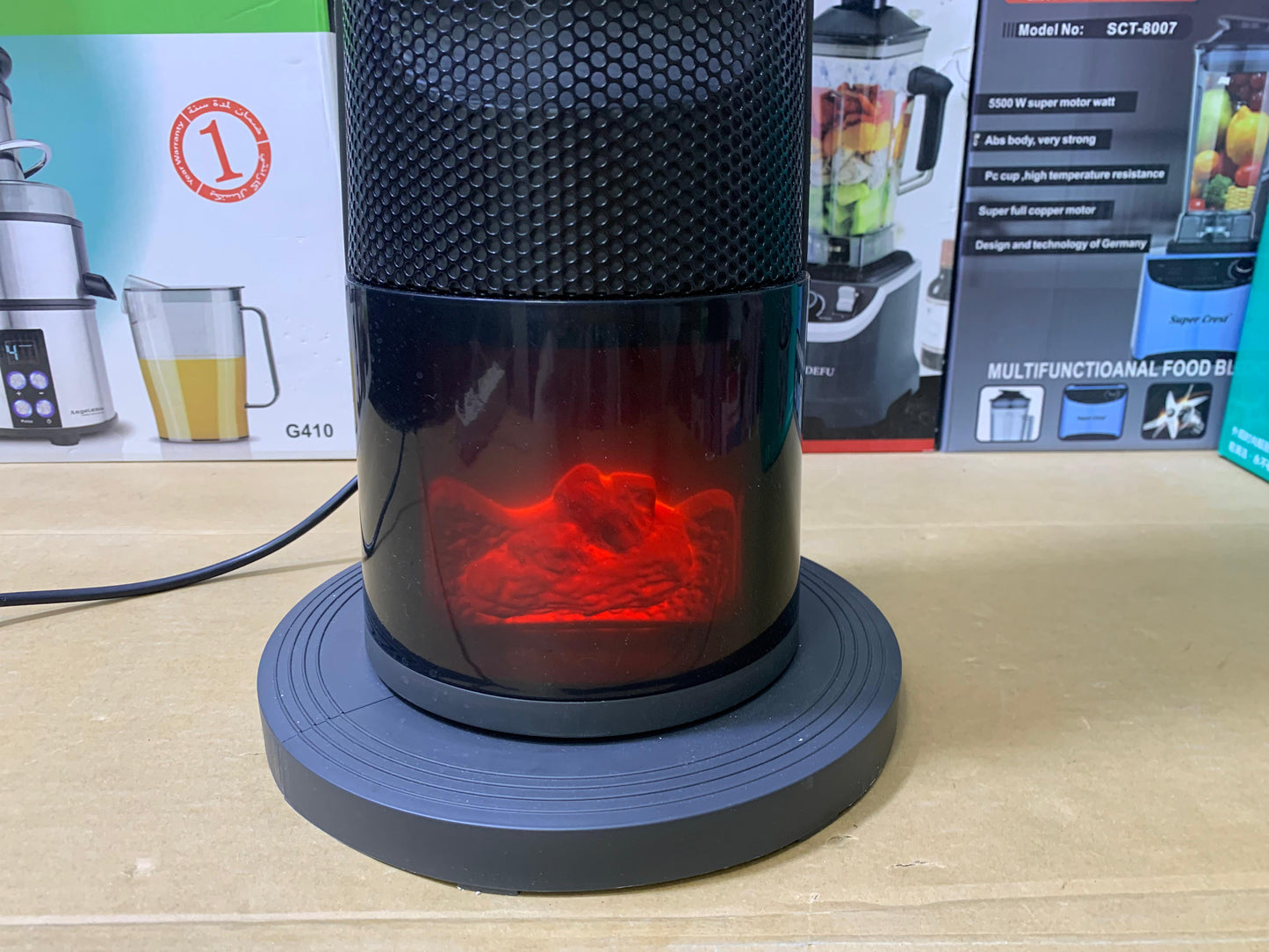 Remote Control Rotating Electric Heater with humidifier 2000W