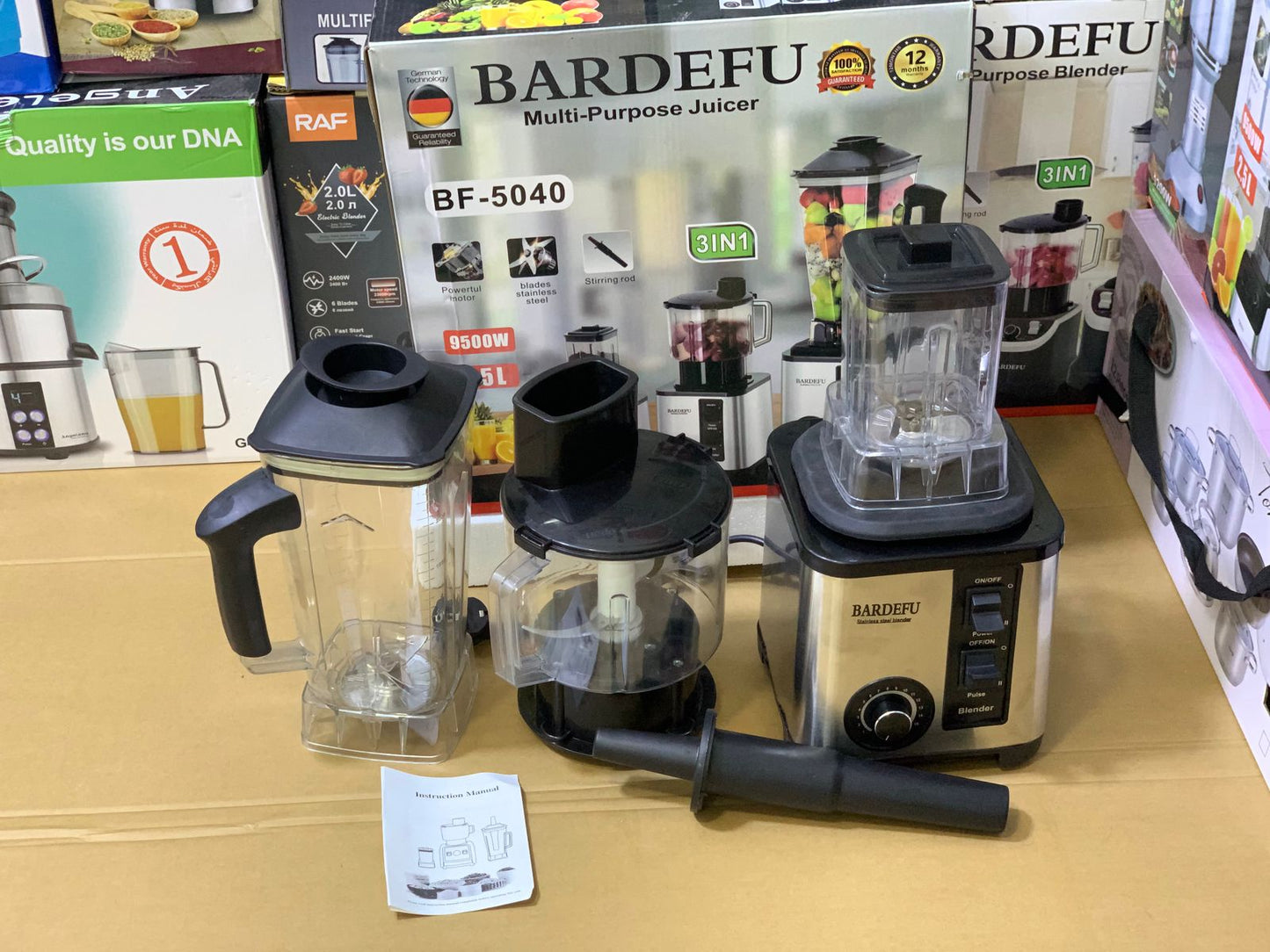 Bardefu Multi- Purpose Juicer 3 in 1 | BF- 5040| 9500W