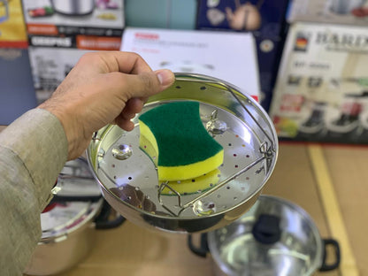 8 Pcs pressure cooker set 5L and 7L Stainless steel