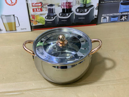 Kaisa Villa 12 Pieces Cookware set Stainless Steel