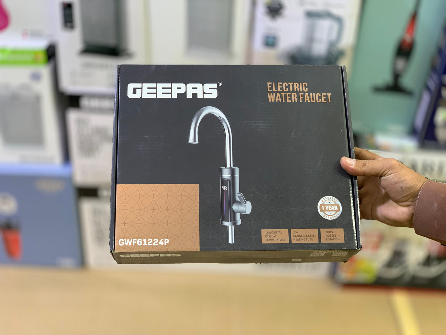 Geepas brand electric Instant water Faucet 3300 watt