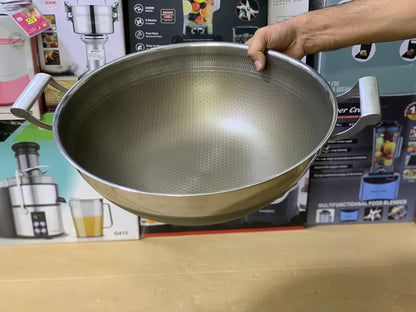 Laser Coating Handi, Karahi, Silver Gray