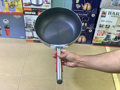 Laser Coating double side pouring Sauce pan