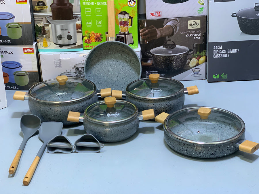 13 Pieces Bakhschie Brand cookware set-Mom's first choice