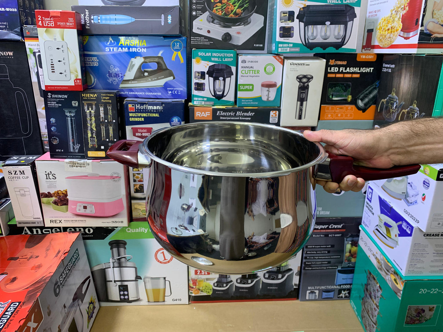 6 Safeguard HCX 3 in 1 Pressure Cooker Stainless Steel