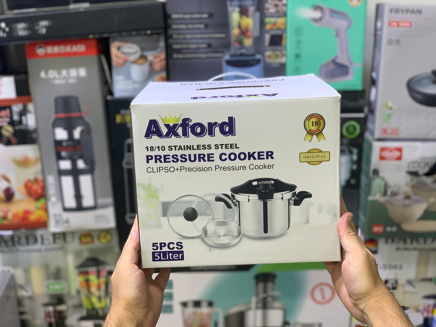 Afford Pressure Cooker 18/10 Stainless steel Clipso +precision Pressure cooker