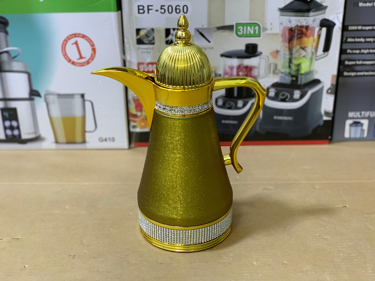 Arabic Tea Vacuum Flask
1.0 Liter | Arabic and Turkish design Thermos