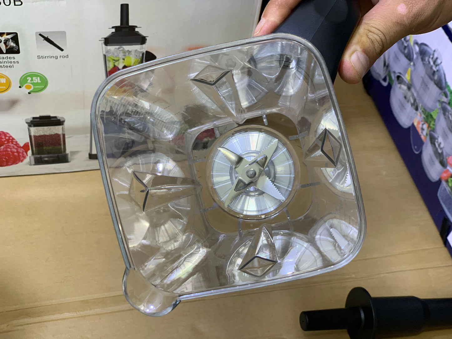 ACEKOOL Powerful 3 in 1 Blender 2000w and 2.5L Stainless Steel Blades