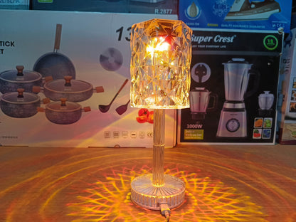 LED Crystal Light With Bluetooth Speaker 2 in 1 Bedroom Decor Lamp